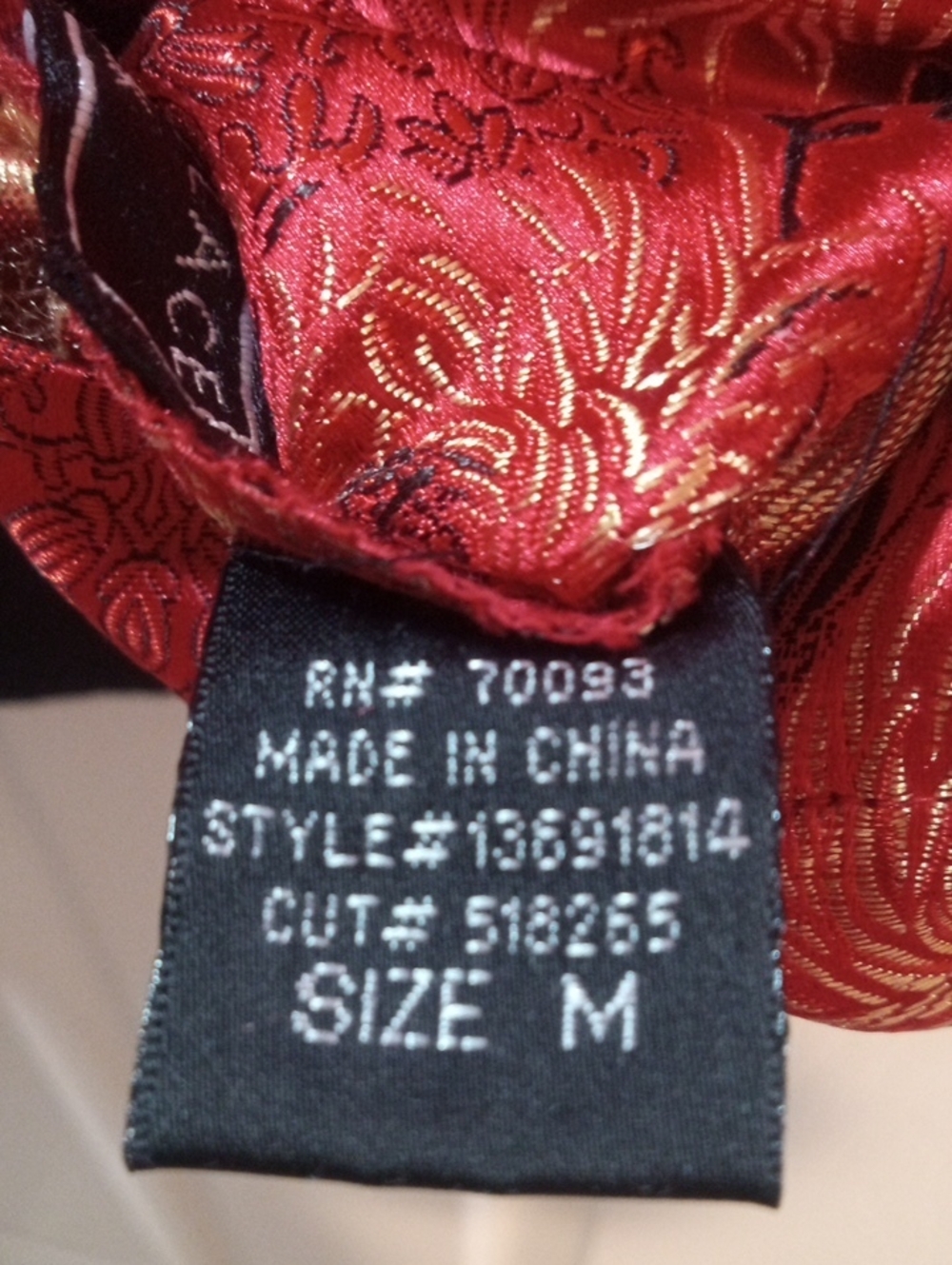 HARRY WALLACE NY ASIAN SILK JACKET - Picture 8 of 9